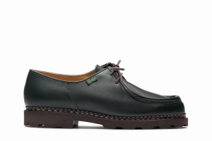 Chaussure Derby Paraboot Michael Homme Vert | OWY9413MH