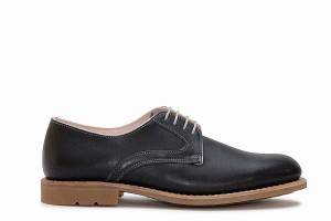 Chaussure Derby Paraboot Saphir Gy Femme Bleu Noir | UZH7087YF