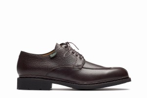 Chaussure Derby Paraboot Tournier Homme Marron Foncé | MGW2443JQ