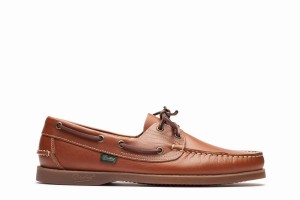 Chaussures Bateau Paraboot Barth Homme Marron | AIT827FD