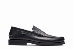 Mocassins Paraboot Brighton Homme Noir | KRC5484PA