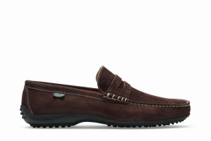 Mocassins Paraboot Cabrio Homme Marron Foncé | IZL9458TS