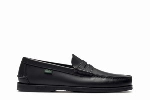 Mocassins Paraboot Coraux Homme Noir | MNH2192BN