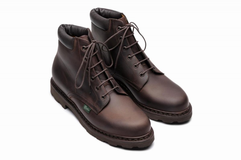 Bottines Paraboot Bergerac Homme Marron Foncé | YAL4110TU