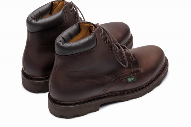 Bottines Paraboot Bergerac Homme Marron Foncé | YAL4110TU