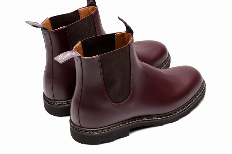 Bottines Paraboot Elevage Homme Rouge | EJO3578KJ