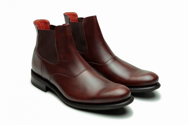 Bottines Paraboot Loven Homme Rouge Noir | ILA5133SN