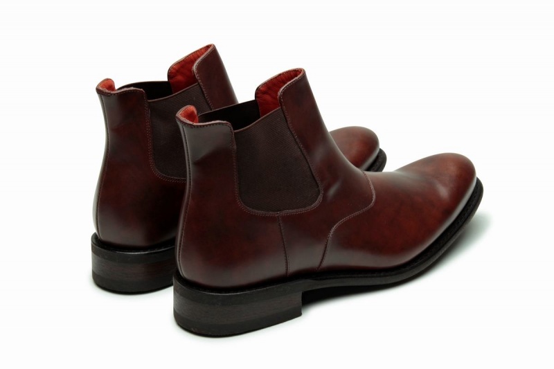 Bottines Paraboot Loven Homme Rouge Noir | ILA5133SN