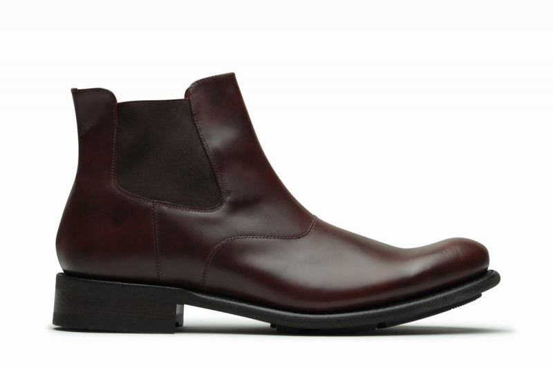 Bottines Paraboot Loven Homme Rouge Noir | ILA5133SN