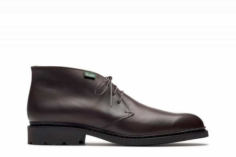 Bottines Paraboot Lully Homme Marron Foncé | UPZ76100SL