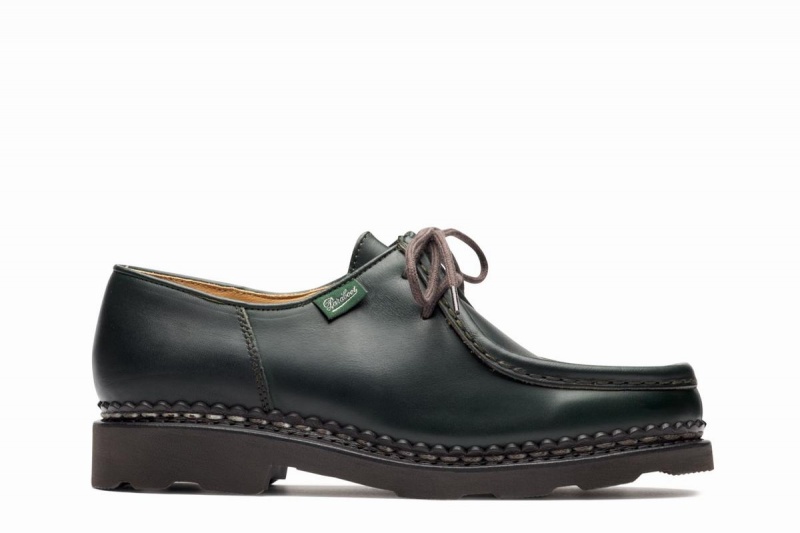 Chaussure Derby Paraboot Michael Femme Vert | UYU68100NX