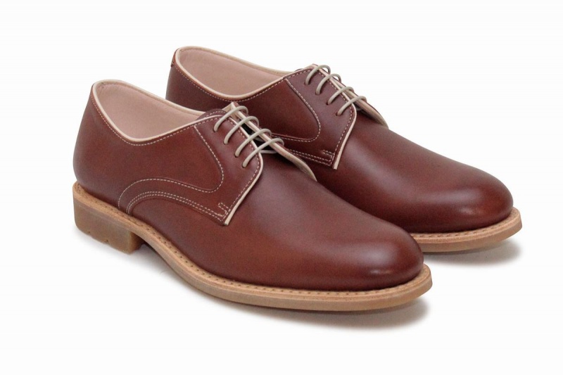 Chaussure Derby Paraboot Saphir Gy Femme Marron | JEM666SA