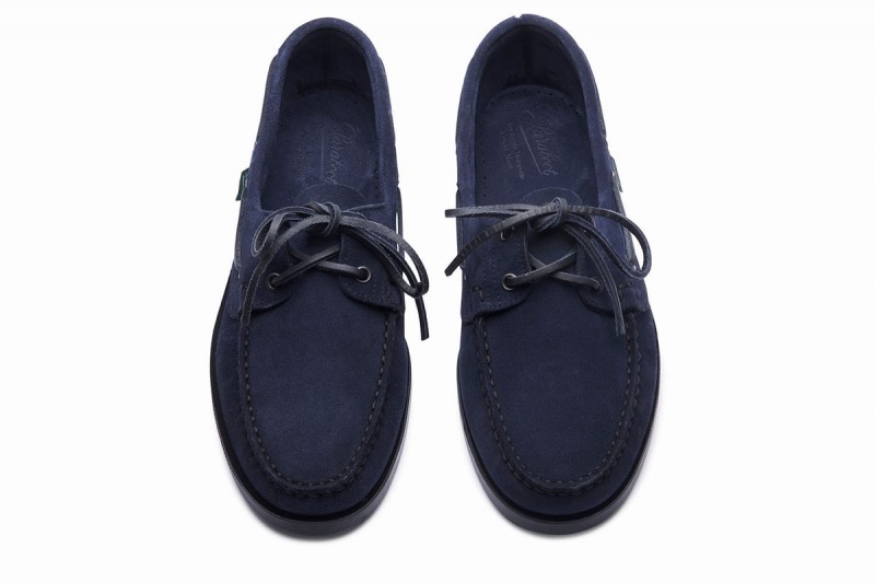 Chaussures Bateau Paraboot Barth Homme Bleu | UWN2521RL