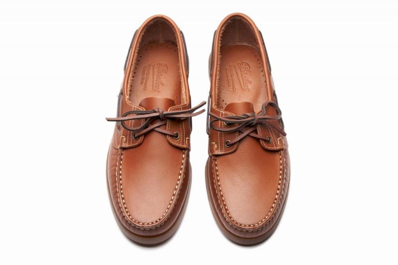 Chaussures Bateau Paraboot Barth Homme Marron | AIT827FD