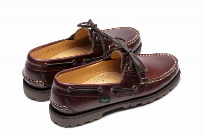 Chaussures Bateau Paraboot Malo Homme Marron Foncé | NKR3343DY