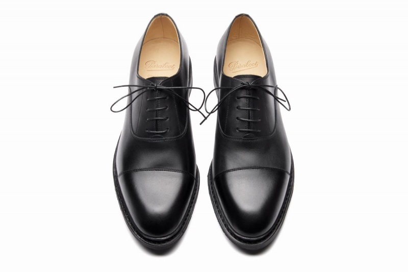 Chaussures Richelieu Paraboot Montaigne Homme Noir | POJ626LC