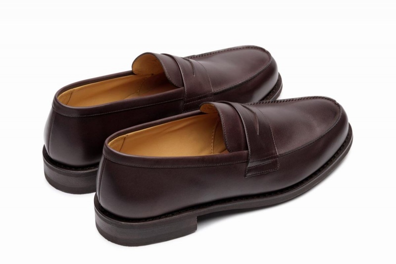 Mocassins Paraboot Adonis Homme Marron Foncé | KXA7493FD