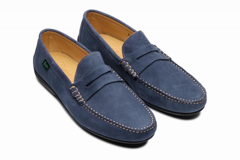 Mocassins Paraboot Cabrio Homme Bleu | GCN7045SB