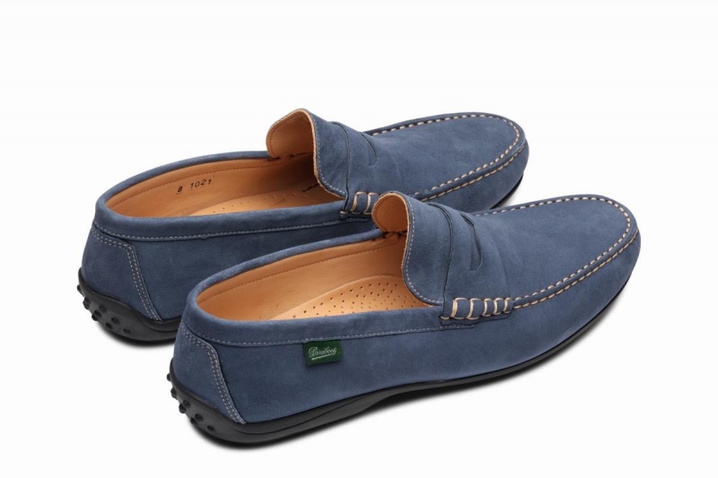 Mocassins Paraboot Cabrio Homme Bleu | GCN7045SB