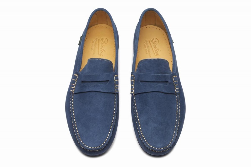 Mocassins Paraboot Cabrio Homme Bleu | GCN7045SB