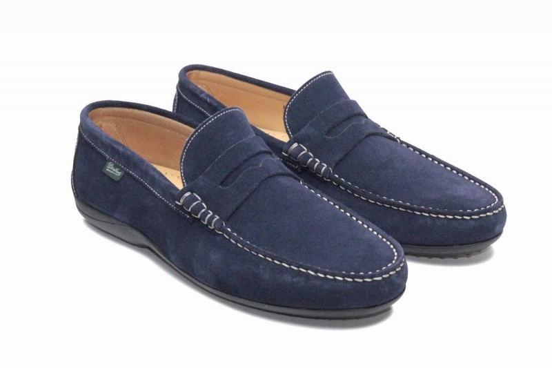 Mocassins Paraboot Cabrio Homme Bleu | KGO7427CN