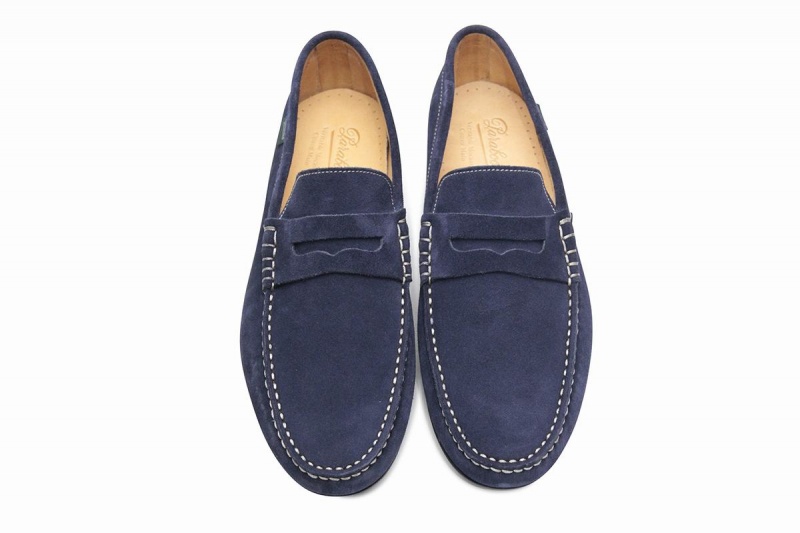 Mocassins Paraboot Cabrio Homme Bleu | KGO7427CN