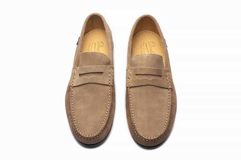 Mocassins Paraboot Cabrio Homme Kaki | HTB5012TJ