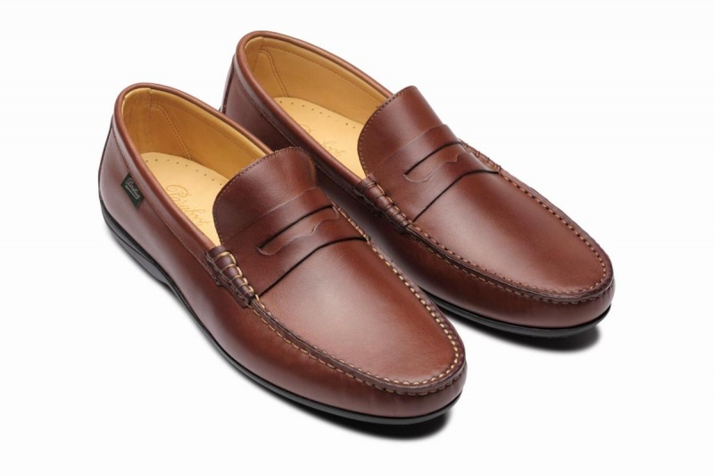 Mocassins Paraboot Cabrio Homme Marron | NKF9275YC