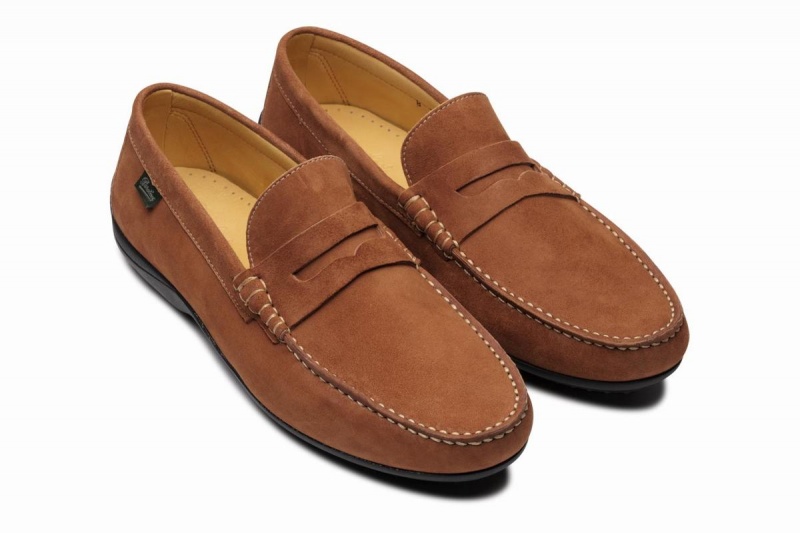 Mocassins Paraboot Cabrio Homme Marron | PJJ135TH