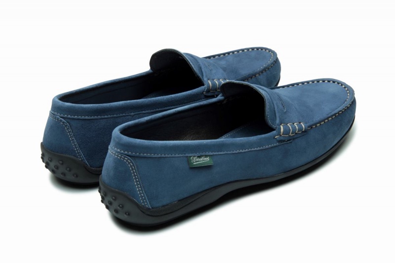 Mocassins Paraboot Corvette Femme Bleu | RAU8977CI