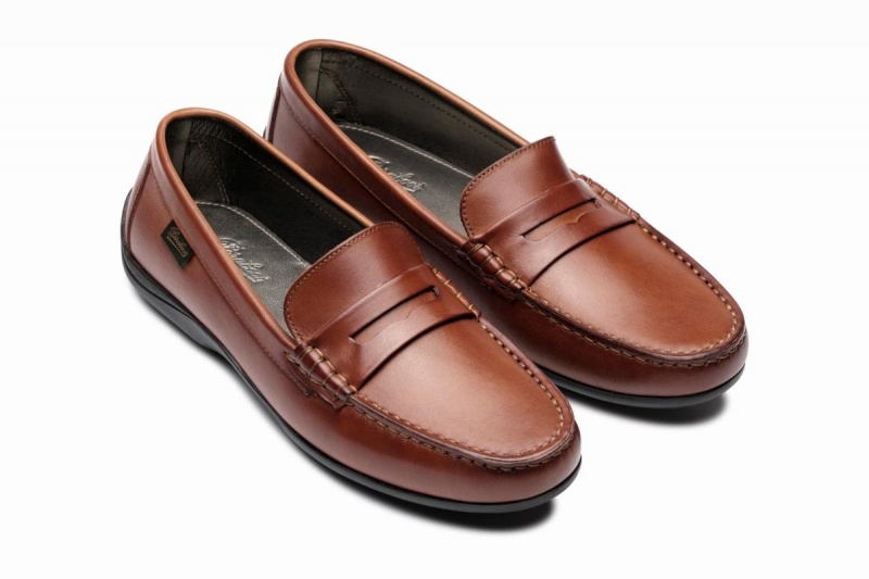 Mocassins Paraboot Corvette Femme Marron | SXO9740BA