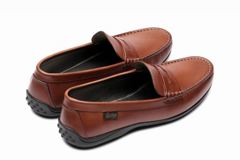 Mocassins Paraboot Corvette Femme Marron | SXO9740BA