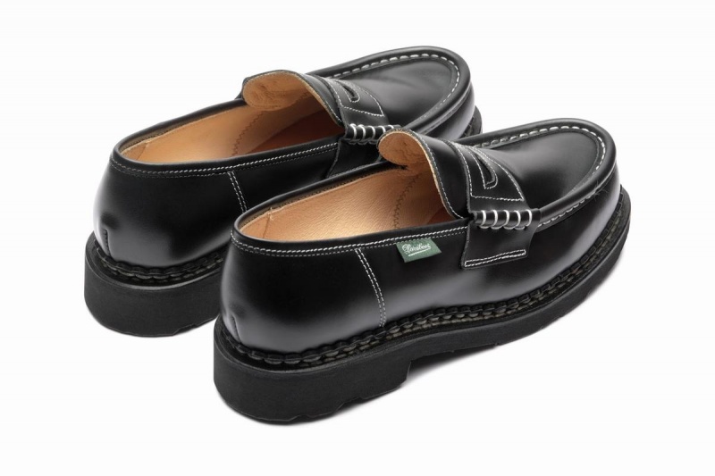 Mocassins Paraboot Orsay Femme Noir | VNO2241KL