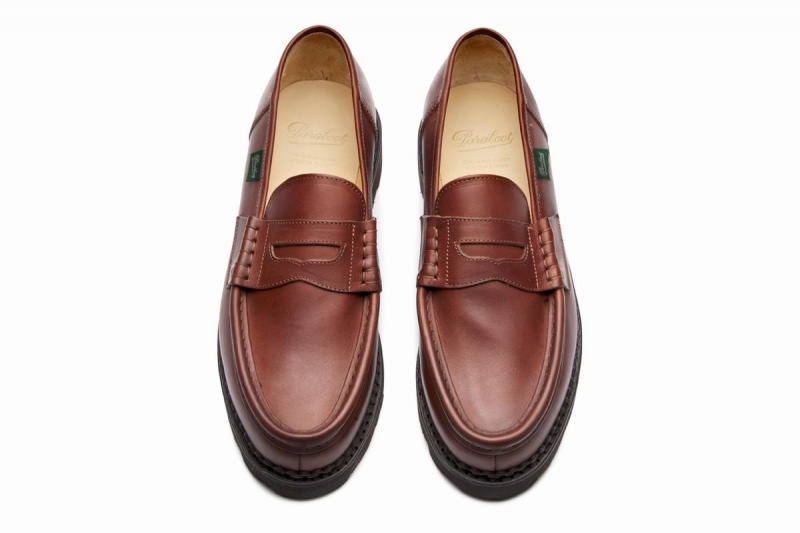 Mocassins Paraboot Reims Homme Marron | PEW9378BV