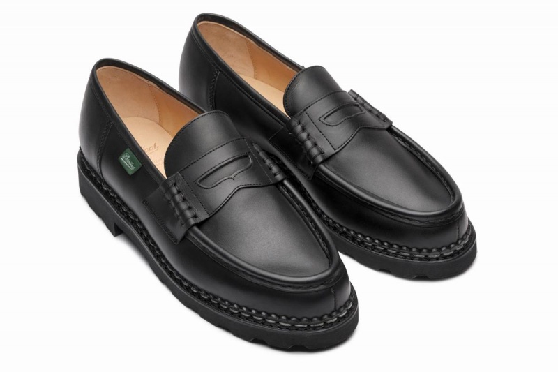 Mocassins Paraboot Reims Homme Noir | RPG5558IW