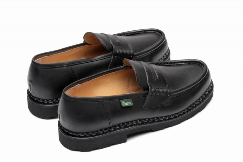 Mocassins Paraboot Reims Homme Noir | RPG5558IW