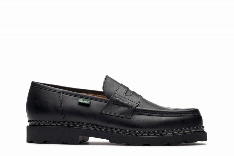 Mocassins Paraboot Reims Homme Noir | RPG5558IW