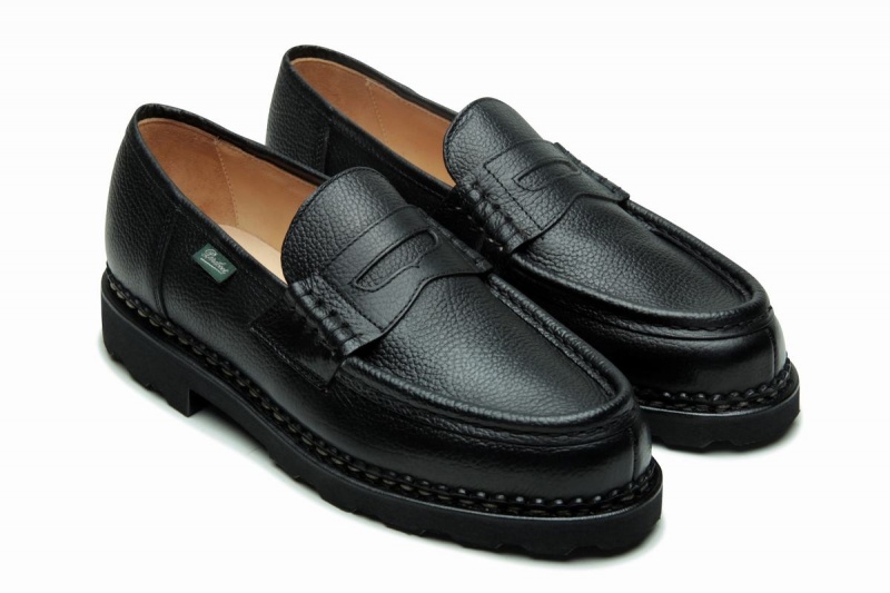 Mocassins Paraboot Reims Homme Noir | XXW86XK