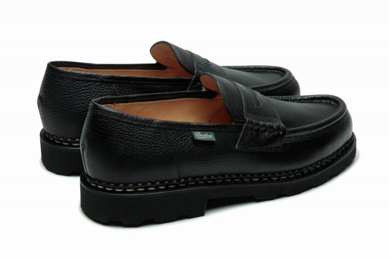 Mocassins Paraboot Reims Homme Noir | XXW86XK